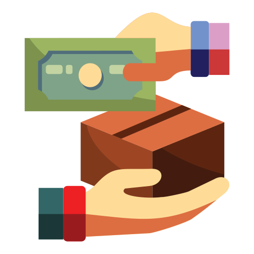 Hands Of Animated Character Exchanging Currency