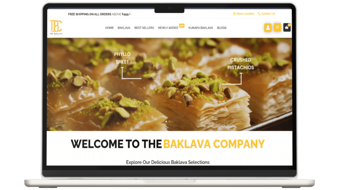 Baklava Mockup Design Flash