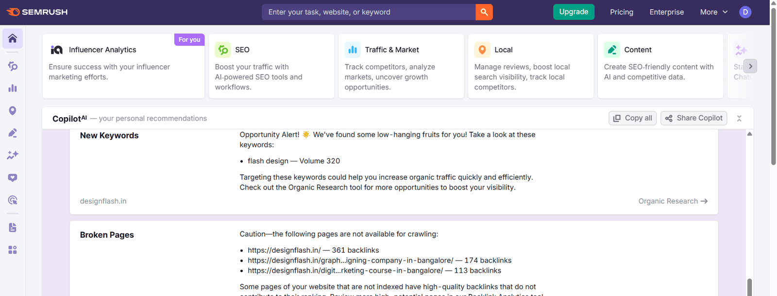 seo tool Design Flash